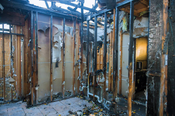Professional Emergency Fire Cleanup technician working in Stallion Springs, CA